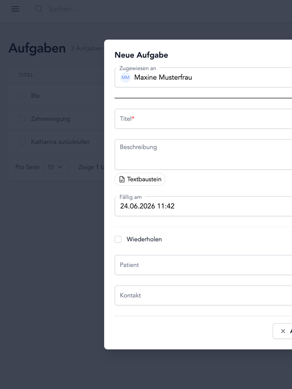 Aufgabenverwaltung
