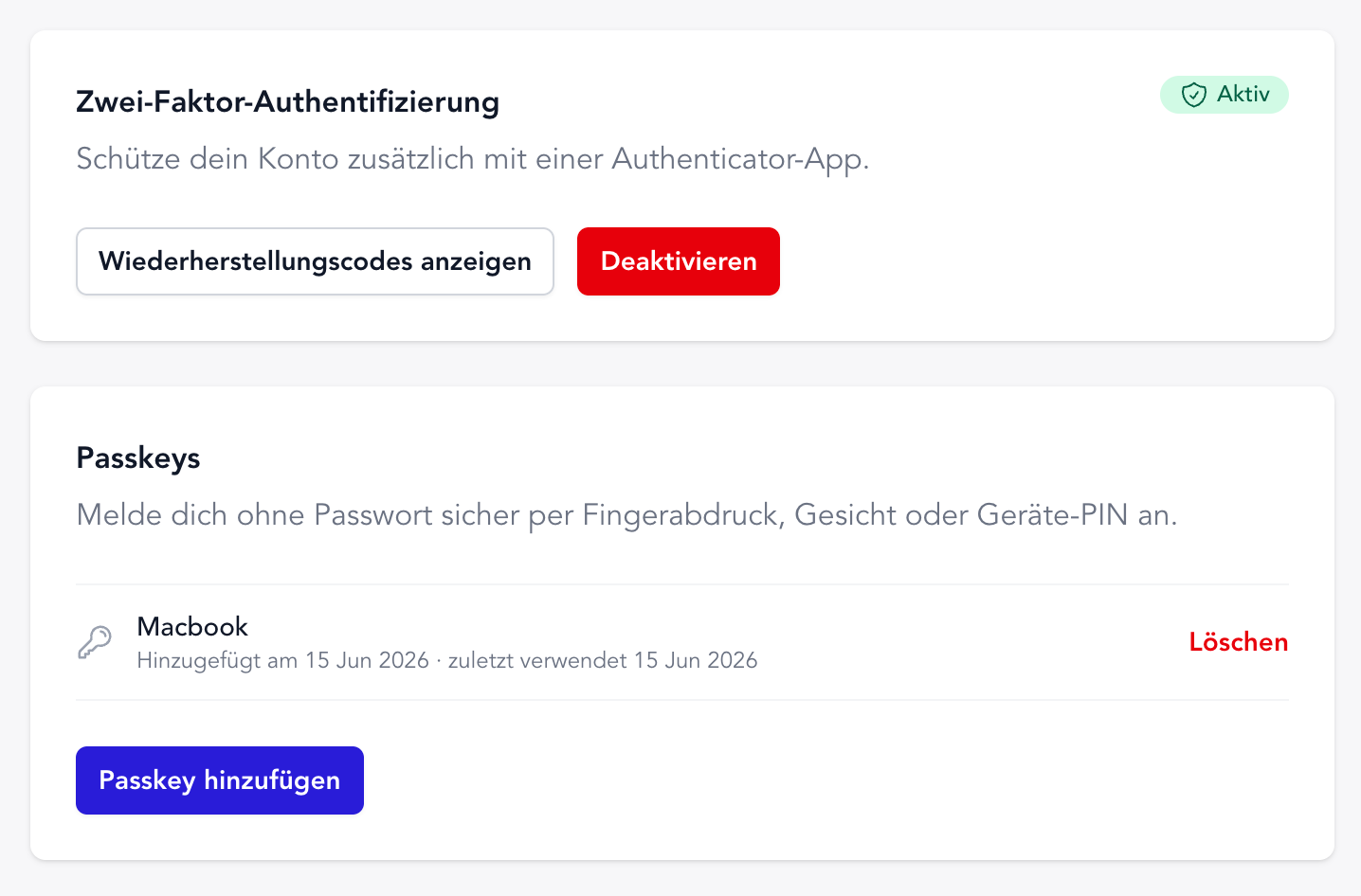 Mehr Sicherheit: Zwei-Faktor-Authentifizierung & Passkeys